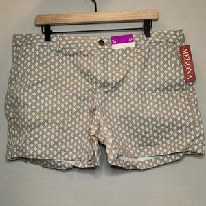 Skyline Gray Print Short Shorts